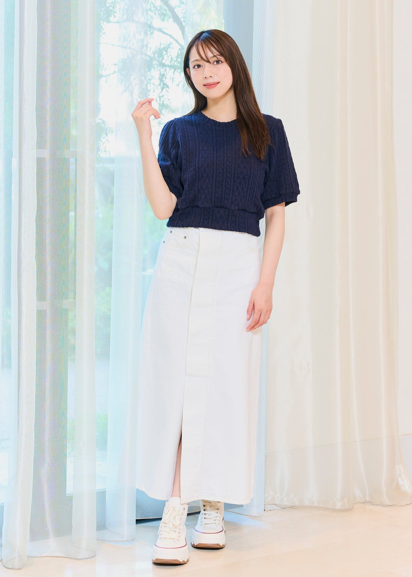 ケーブルニット