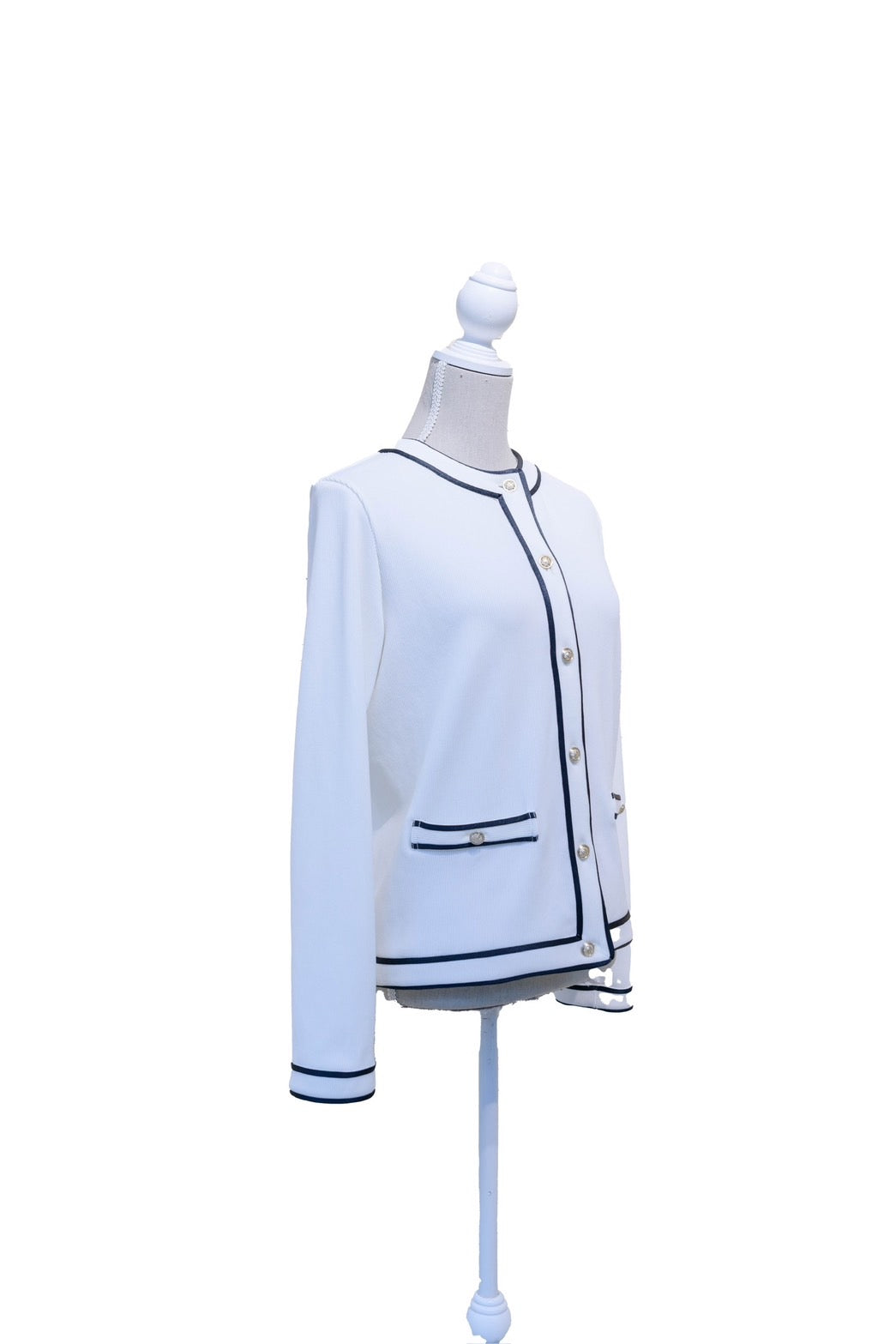 ラインニットジャケット